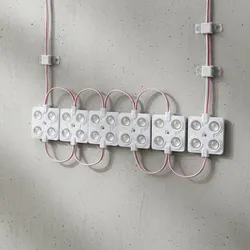 Moduli LED impermeabili per esterni 12V DC 2W 100lm/W per moduli LED decorativi a iniezione