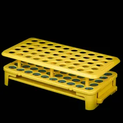 Suporte de Tubos de Ensaio de Plástico para 50 Furos Suporte de Tubo Multifuncional