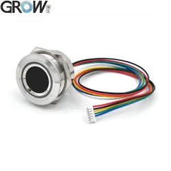 Wachstum R503-5V Wasserdicht DC5V Rund RGB Fingerabdruckmodul Sensor