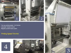 8 Máquina de Impressão em Gravura de Filme Plástico para Computador Colorido