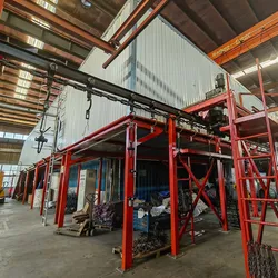 Sistema de Cabine de Pintura em Pó Ciclone Automático para Alta Eficiência de Recuperação