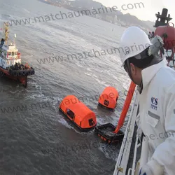 Ec CCS Zertifikat Marine Rettungsaufblasbares Rettungsfloß