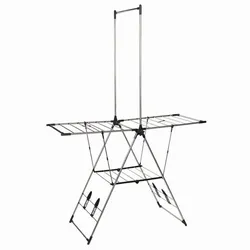 Klappbarer Metallkleiderständer, Kleidertrockner, stehender Kleiderbügel