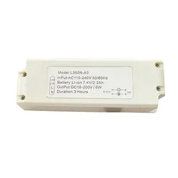 Feuerhemmendes PC-Gehäuse LED wiederaufladbares Notfall-Umrüstset für LED-Panellampe