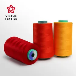 Virtue Textilfabrik 100% Kern gesponnener Polyester-Nähfaden 16/2 2000y Polycore-Faden