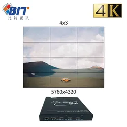 Bitvisus 4K Controle Remoto para Processamento Multitela e Extensor HDMI para Videowall
