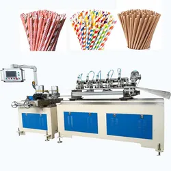 Hochwertige automatische Mehrfarbige Papierstrohhalmmaschine