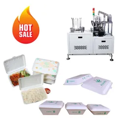 Máquina de Moldagem de Caixa de Papel para Takeaway Automática de Erecção de Caixa de Arroz