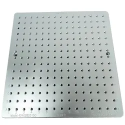 Piastra di base modulare in alluminio perforato per macchina di misurazione a coordinate, piano di lavoro con griglia per fissaggio CMM