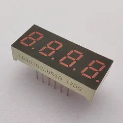 Hochsichtbares 4-Digit rotes 7-Segment LED-Anzeigemodul