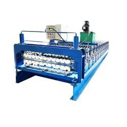Automatische Dachfirst-Hut-Profil-Kaltwalzmaschine