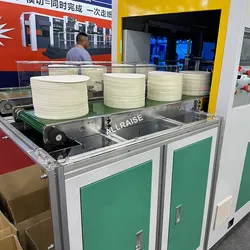Máquina Automática de Formação de Pratos de Papel Biodegradáveis e Descartáveis para Fazer Pratos de Papel para Bolos