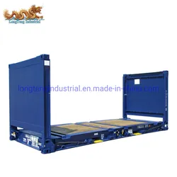 40FT Flachgestellcontainer mit faltbaren Pfosten