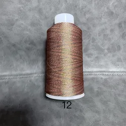 DIY-Bastel-Metallicgarn, goldenes und silbernes Garn für handgefertigten Schmuck und Stickereien
