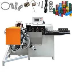 Máquina de fabricación de anillos de alambre CNC totalmente automática, soldadura por tope para anillos, doblado de círculos, formación de bucles y resortes