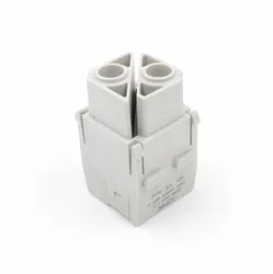 2 Conector Fêmea de Parafuso Axial Pesado Módulo Inserir
