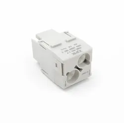 2 Conector Fêmea de Parafuso Axial Pesado Módulo Inserir