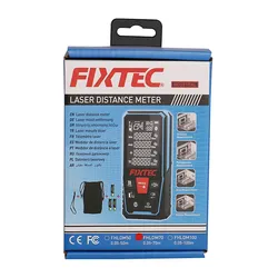 Fixtec 0.05-100m Misuratore di distanza laser verde digitale, metro a nastro laser, sensore di distanza