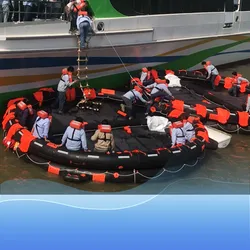 Zattere di salvataggio gonfiabili reversibili ad alta capacità di tipo aperto