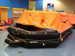 Solas 30 Personen Marine Lebensrettung Aufblasbares Rettungsfloß