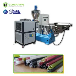 linha de fabricação de máquina de palha de arroz + máquina de fazer palha de bebida + máquina de formação de palha de bebida