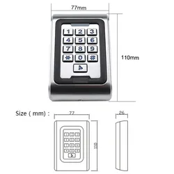 ระบบกุญแจเข้าถึงแบบไร้กุญแจโลหะกันน้ำ Yoursensor IP68 - ระบบเข้าถึงภายนอกที่ทนทาน