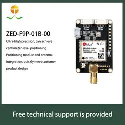 Zed-F9p/F9t Placa de Módulo Rtk Gnss Alta Precisão Módulo de Sincronização de Tempo para Desenvolvimento de Drones USB