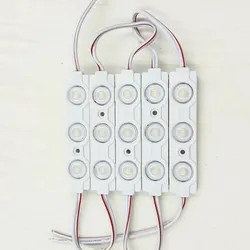 إضاءة شرائط LED عالية السطوع 3LED وحدة DC12V 1.08W صناديق إعلانات مضيئة مقاومة للماء IP65