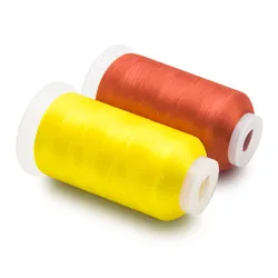 Optionale Mehrfarbige 100% Polyester Stickgarn