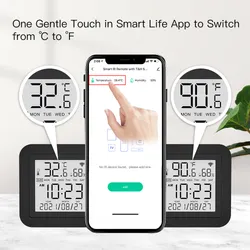 Sensor de Temperatura e Umidade WiFi IR SLS com Display LED e Controle Remoto