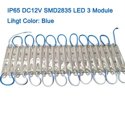 Difusão de Lente Grande Ponto DC12V LED 3 Módulo IP65 para Iluminação de Sinalização