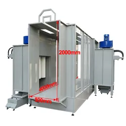 Sistema de Máquina de Pintura Eletrostática em Pó com Cabine de Pulverização Automática de Alta Eficiência