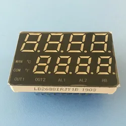 Temperaturregelung LED-Anzeige mit 4 Ziffern Dual-Line 7 Segmenten