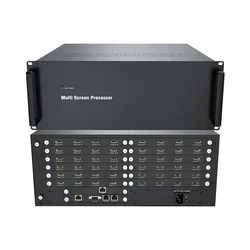 Imagem externa de controlo de comutação de ecrã múltiplo híbrido LCD/LED Matriz de descodificação de 8 em 16 de 8 em rede de monitorização