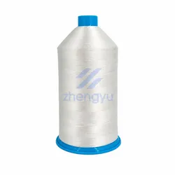 Linha de costura de poliéster de alta tenacidade 210d/4 direto da fábrica em bobinas com base de 6 polegadas