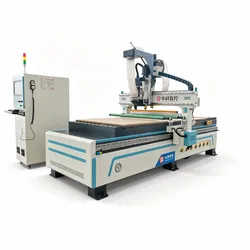 เครื่องกัดไม้ CNC พร้อม 12 หัวกัดห้องสมุดเครื่องมืออัตโนมัติ