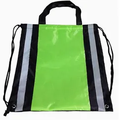 Werbe reflektierender Rucksack mit Kordelzug