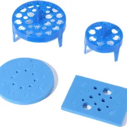 Supporto galleggiante per tubi centrifughi in plastica rotondi e rettangolari per uso in laboratorio, supporto galleggiante per bagno d'acqua