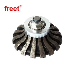 Roda de moagem segmentada contínua de diamante sinterizado com borda em forma de B para perfuração e perfilagem