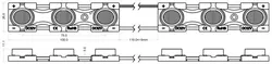 UL Randverlichting Injectie LED Modules Randbord Zijlicht 12V Constante Stroom 3W 3030 LED Module