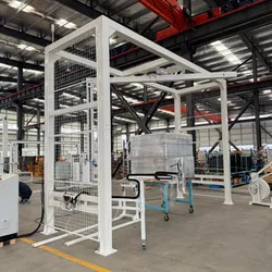 Máy quấn pallet màng co hoàn toàn tự động dành cho cuộn giấy gỗ và máy nén khí