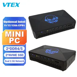 Mini PC de Alto Desempenho 12GB / I7 I9 Rtx3060 DDR5 Win11 Rig Compacto para Escritório e Jogos com Linux Multi-OS Mini PC