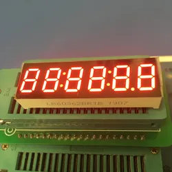 9.2mm 6 Digitale Segment-LED-Anzeige Gemeinsame Anode für digitalen Countdown-Timer
