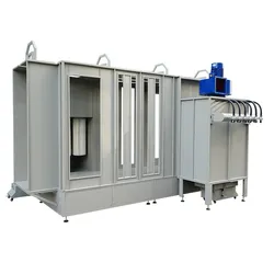 Colo automatische Hochleistungs-Pulverbeschichtungsanlage mit Filtersystem zur Pulverrückgewinnung
