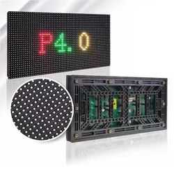 Módulo de Display LED Colorido de Alta Taxa de Atualização à Prova d'Água P4 P5 P6 P8 Módulo de Tela LED Externa