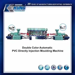 Einzelne Doppel-Farben Automatische PVC DIP Spritzgießmaschine