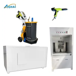 Cabine de Pulverização de Pó Semi Automática Forno de Cura para Linha de Revestimento Eletrostático a Pó