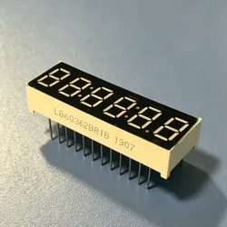 9.2mm 6 Digitale Segment-LED-Anzeige Gemeinsame Anode für digitalen Countdown-Timer