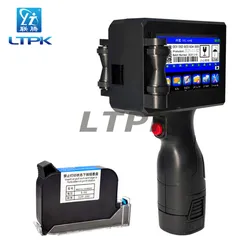 12.7mm Mini tragbarer QR-Code Handheld Inkjet-Drucker Datencodiermaschine mit schwarzer Tintenpatrone