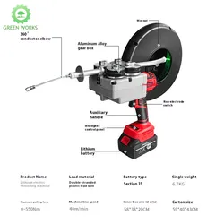 Ferramenta Automática de Rosqueamento de Fios Elétricos de Alto Desempenho para Profissionais